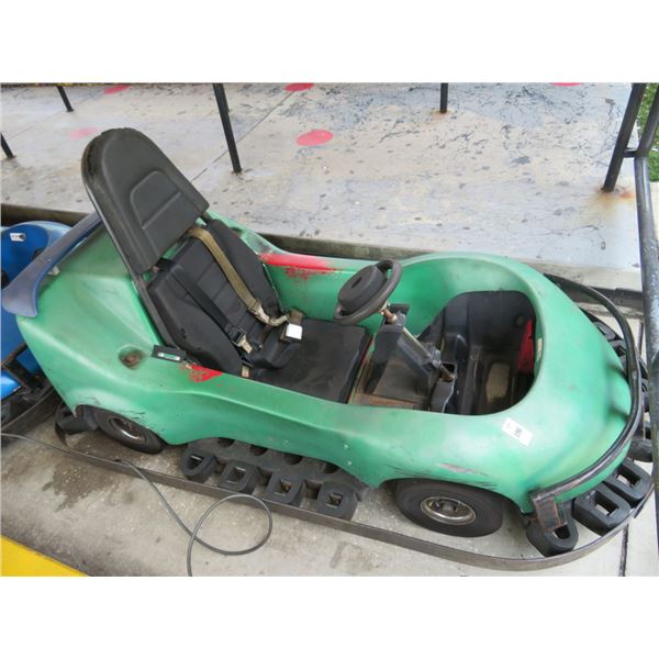 Single Rider Gas Go Kart (Green) - 9 HP