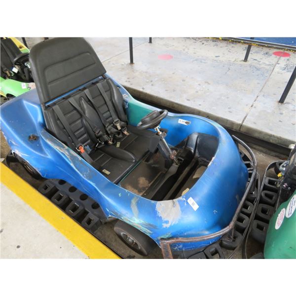 2 Rider Gas Go Kart (Blue) - 9 HP