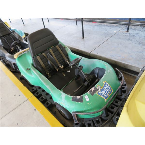 2 Rider Gas Go Kart (Green) - 9 HP