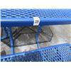 Image 2 : Blue Metal Picnic Table  - 3 Benches