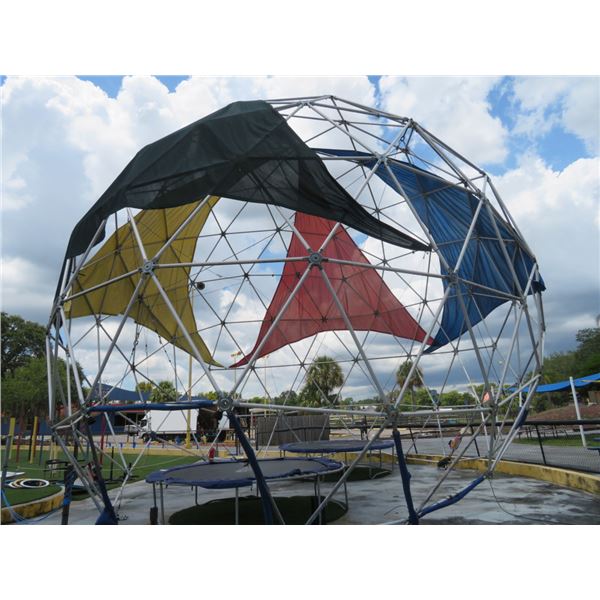 Large Pipe Fitted Orb w/Shade Sail Canopies