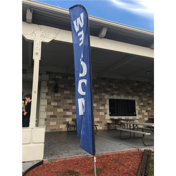2-Canvas Welcome Sign - 2 X $