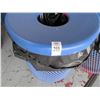 Image 2 : 8-Blue 3' Metal Waste Bins - 8 X $