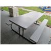 Image 1 : 12-Lifetime White Plastic Picnic Table - 12 X $
