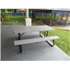 Image 2 : 12-Lifetime White Plastic Picnic Table - 12 X $