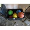 Image 1 : Tub Lot of Basketballs