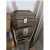 Image 1 : 18-Brown Folding Chairs - 18 X $