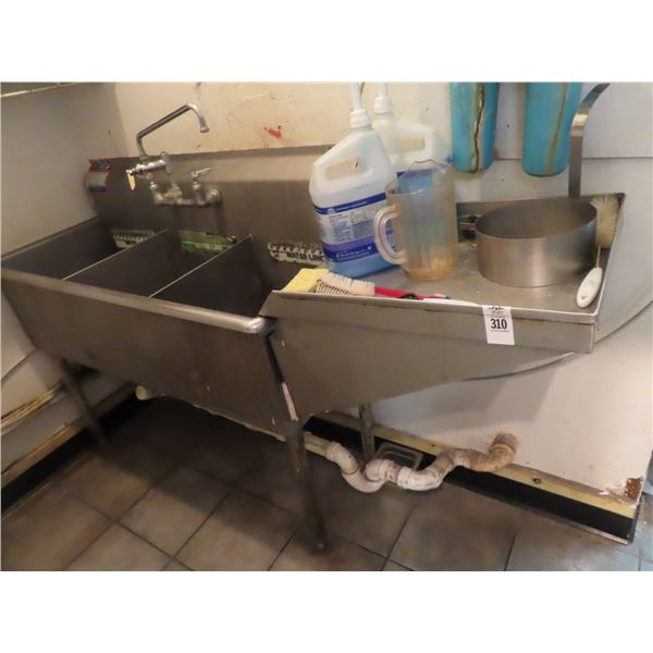 S/S 3 Bay Pot Sink