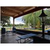 Image 2 : 6-Wood Steel Frame Blue Picnic Tables - 6 X $