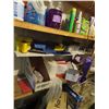 Image 2 : Asst. Cleaners & Supplies On Rack