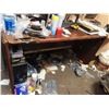 Image 2 : Desk, File Cabinets, Storage Rack