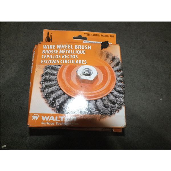 3 Walter Wire Wheel Brushes