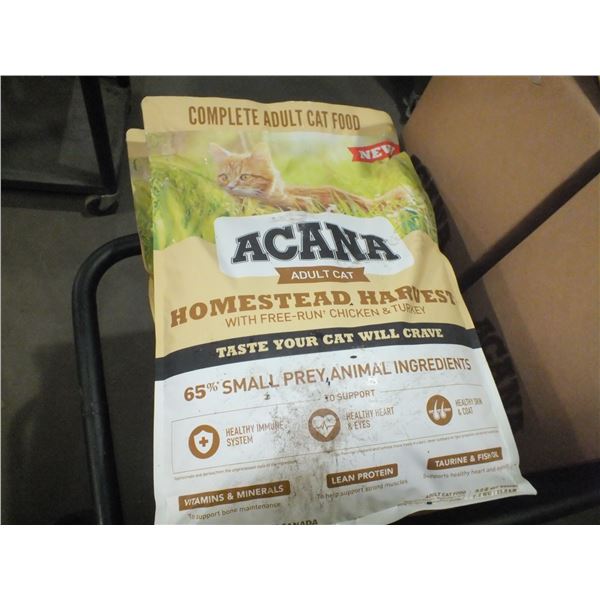 2 Bags Of Acana Adult Cat Food