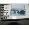 Image 1 : 13pc Hole Saw & Lock Kit