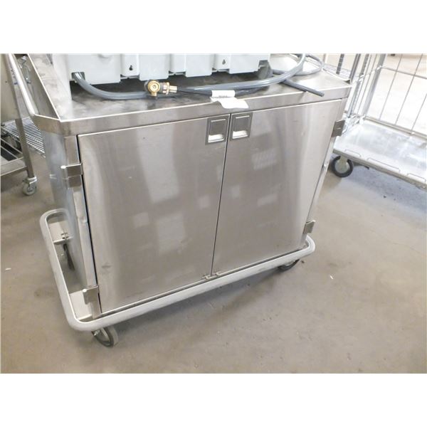 Stainless Steel Storage Cart On Wheels