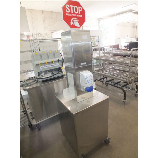 Sanitizer Station On Wheels