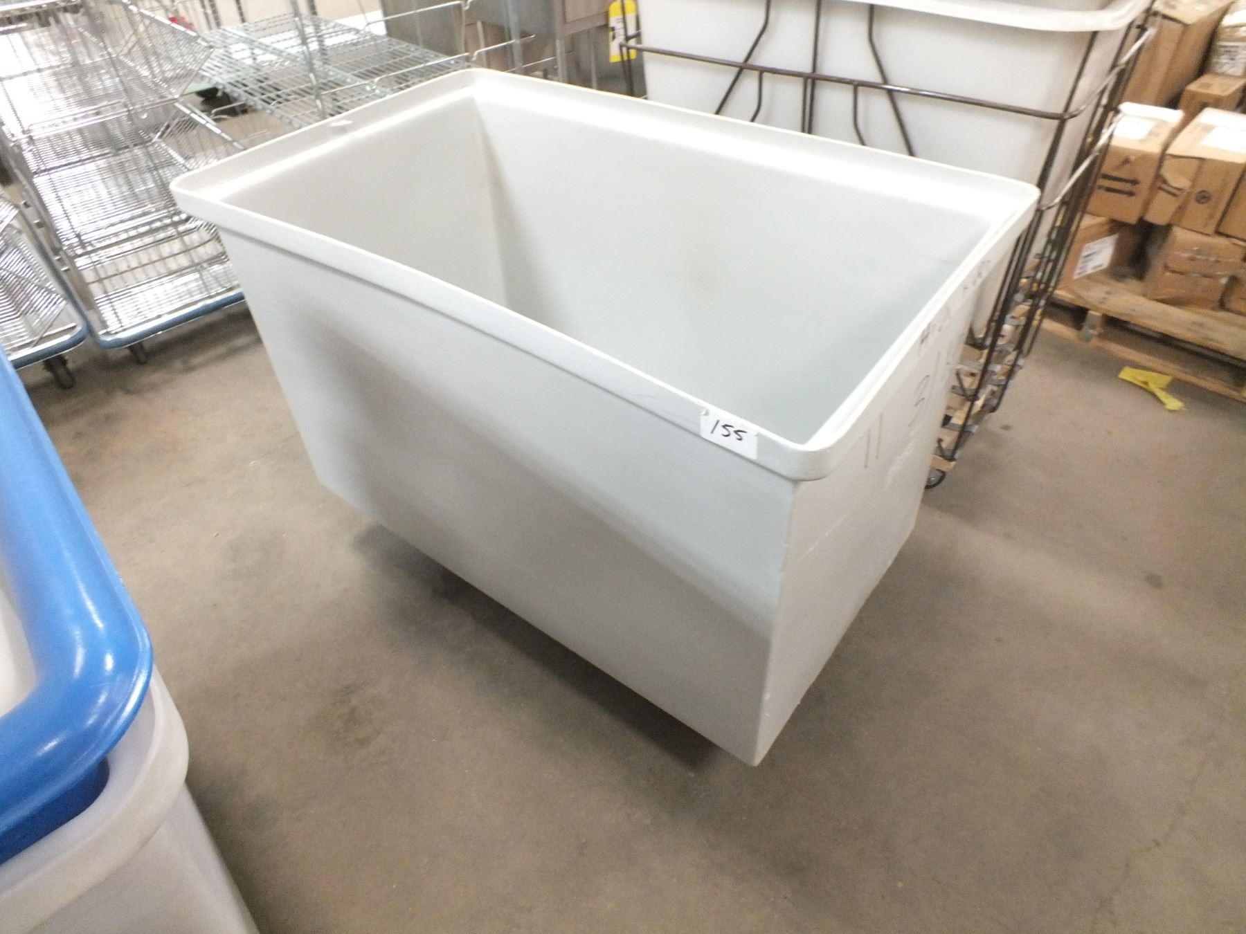 Heavy Duty Plastic Tub On Wheels