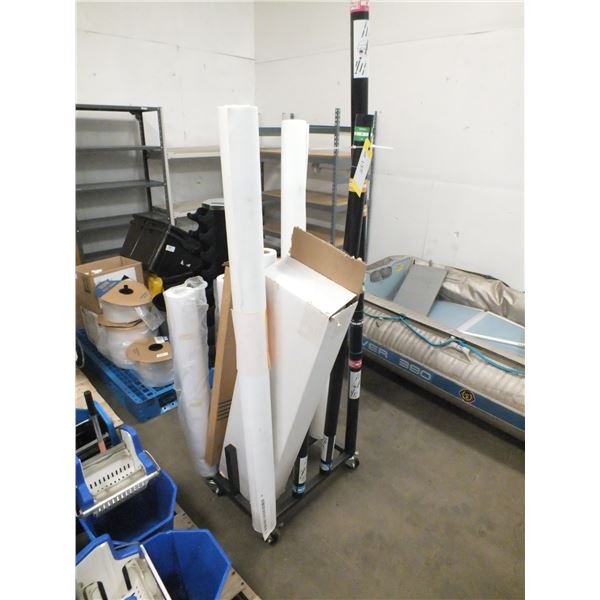 Paper Rolls & Holding Cart