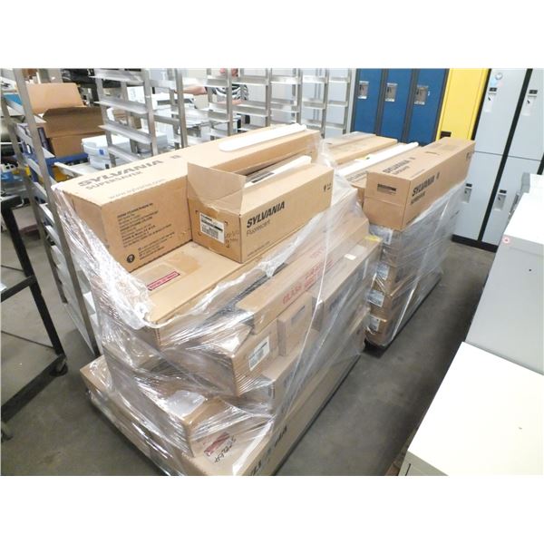 2 Pallets Of Fluorescent Light Bulbs