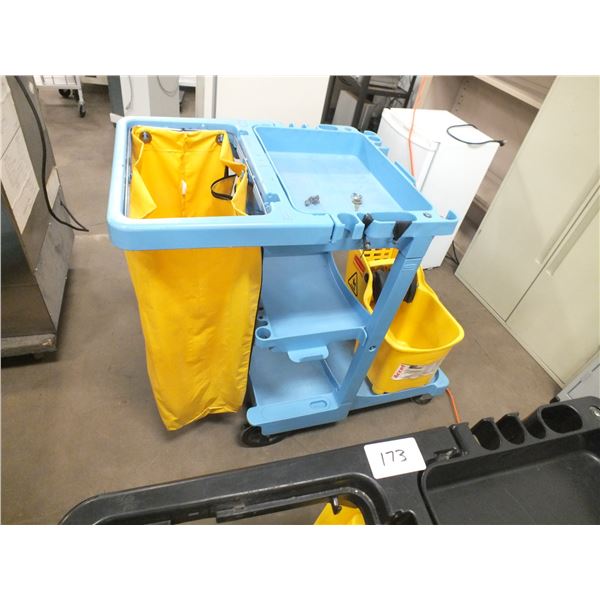 Janitorial Cart On Wheels