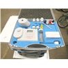 Image 2 : 4 Water Testing Kits & White Cart On Wheels