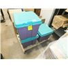 Image 1 : 3 Plastic Storage Bins