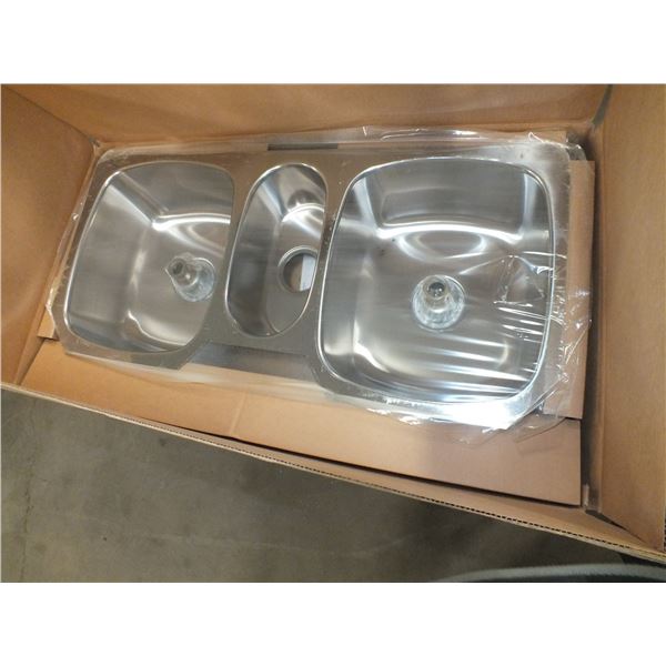 Stainless Steel 3 Bay Kitchen Sink