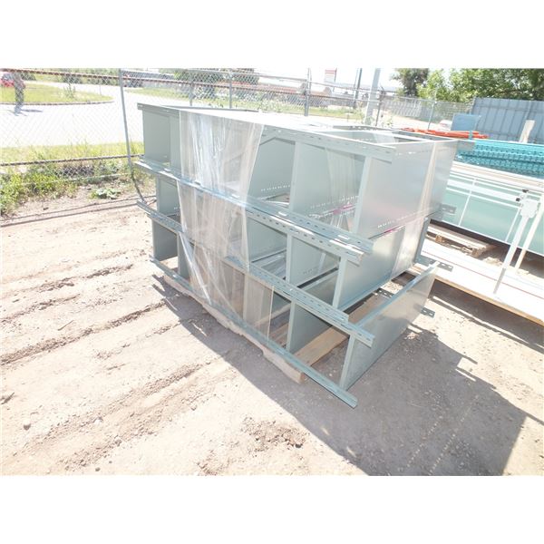 3 Metal Storage Shelves