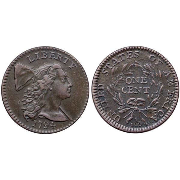 1794 S-30 R1 NGC graded AU Details