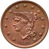 Image 2 : 1840 N-6 R1 Large Date with Repunched 40 ANACS graded AU58 Details Recolored