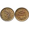 Image 1 : 1843 N-4 R1 Obverse of 1842, Reverse of 1844 ANACS graded MS60 Details Recolored