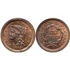 Image 1 : 1843 N-6 R1 Mature Head Repunched 18 ANACS graded MS63 Red & Brown