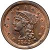 Image 2 : 1843 N-6 R1 Mature Head Repunched 18 ANACS graded MS63 Red & Brown