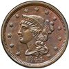 Image 2 : 1844 N-1 R1 Repunched 1 ANACS graded MS60 Brown