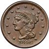 Image 2 : 1846 N-8 R1 ANACS graded MS62 Brown