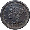 Image 2 : 1848 N-1 R1 Repunched 184 ANACS graded AU53