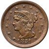 Image 2 : 1851 N-14 R2 First 1 Repunched ANACS graded AU53