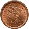 Image 2 : 1855 N-4 R1 Upright 55 ANACS graded MS65 Red & Brown