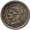 Image 2 : 1856 N-12 R1 Upright 5 ANACS graded MS61 Brown