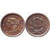 Image 1 : 1856 N-14 R1 Italic 5 ANACS graded MS62 Brown