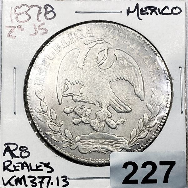 1878 Mexico 8 Reales - BU