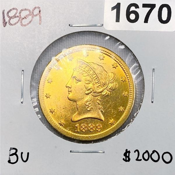 1889 $10 Gold Eagle - BU