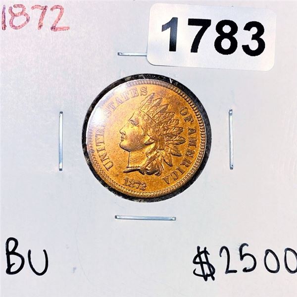 1872 Indian Head Cent - BU