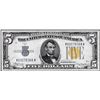 Image 1 : 1934A $5 North Africa WWII Emergency Issue Silver Certificate Note