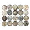 Image 1 : Lot of (20) $1 Peace Silver Dollar Coins Culls