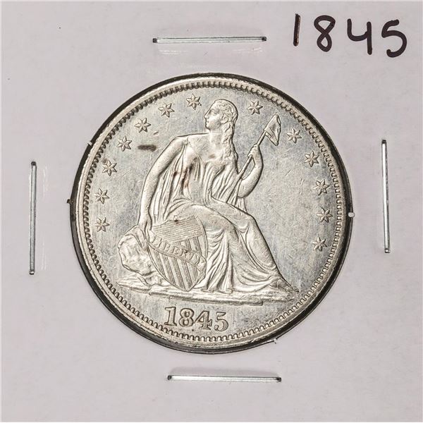 1845 Seated Liberty Half Dollar Coin