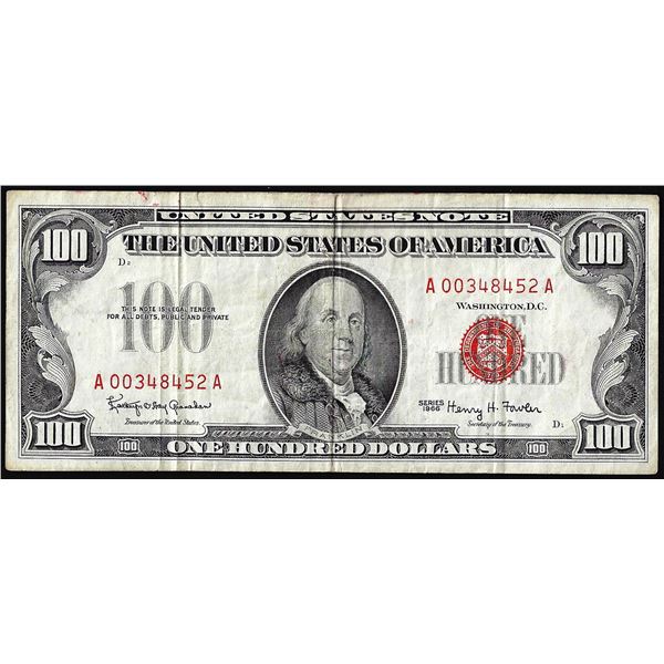 1966 $100 Legal Tender Note