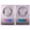 Image 2 : Lot of 2009-2010 $1 American Silver Eagle Coins ANACS MS70