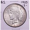 Image 1 : 1935-S $1 Peace Silver Dollar Coin