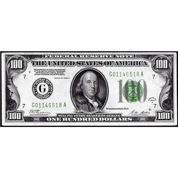 1928A $100 Federal Reserve Note Chicago